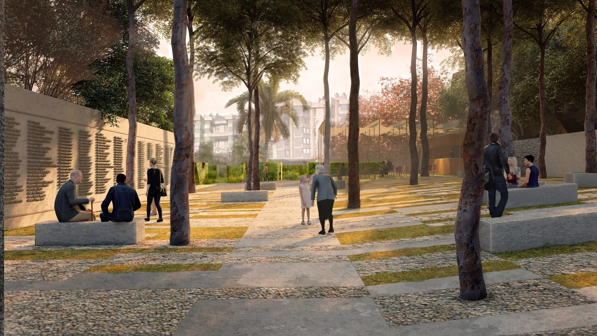 Parque cementerio de Begoña en Bilbao