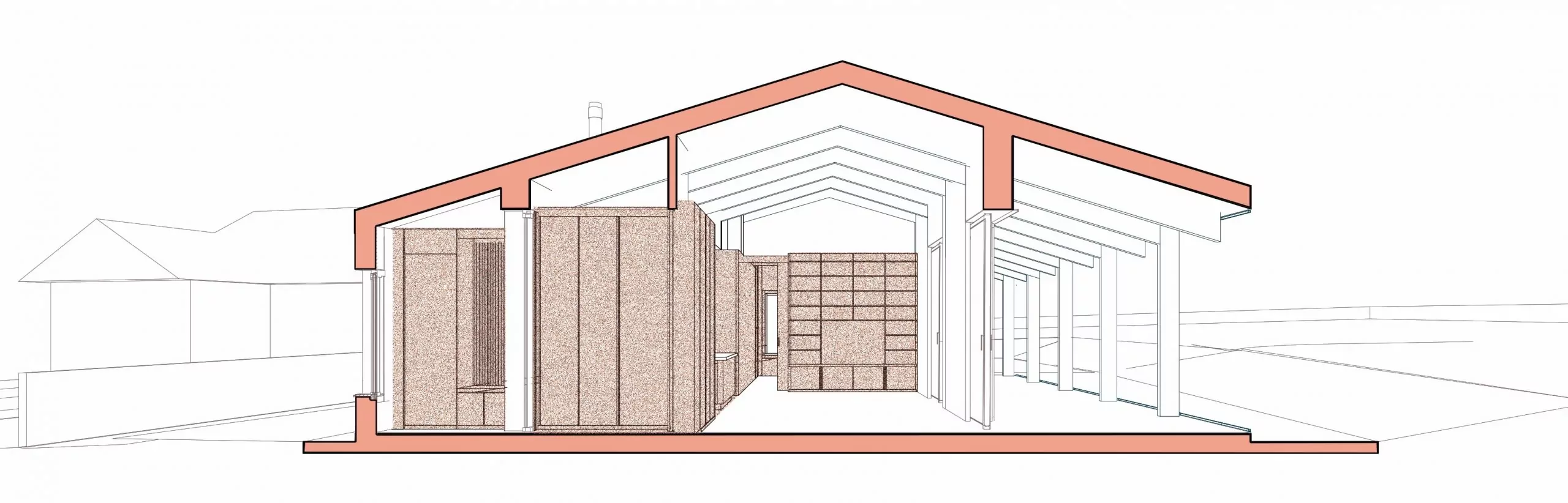 Iwastudio - Vivienda Unifamiliar en Godella - FUGADA RECORTADA B scaled