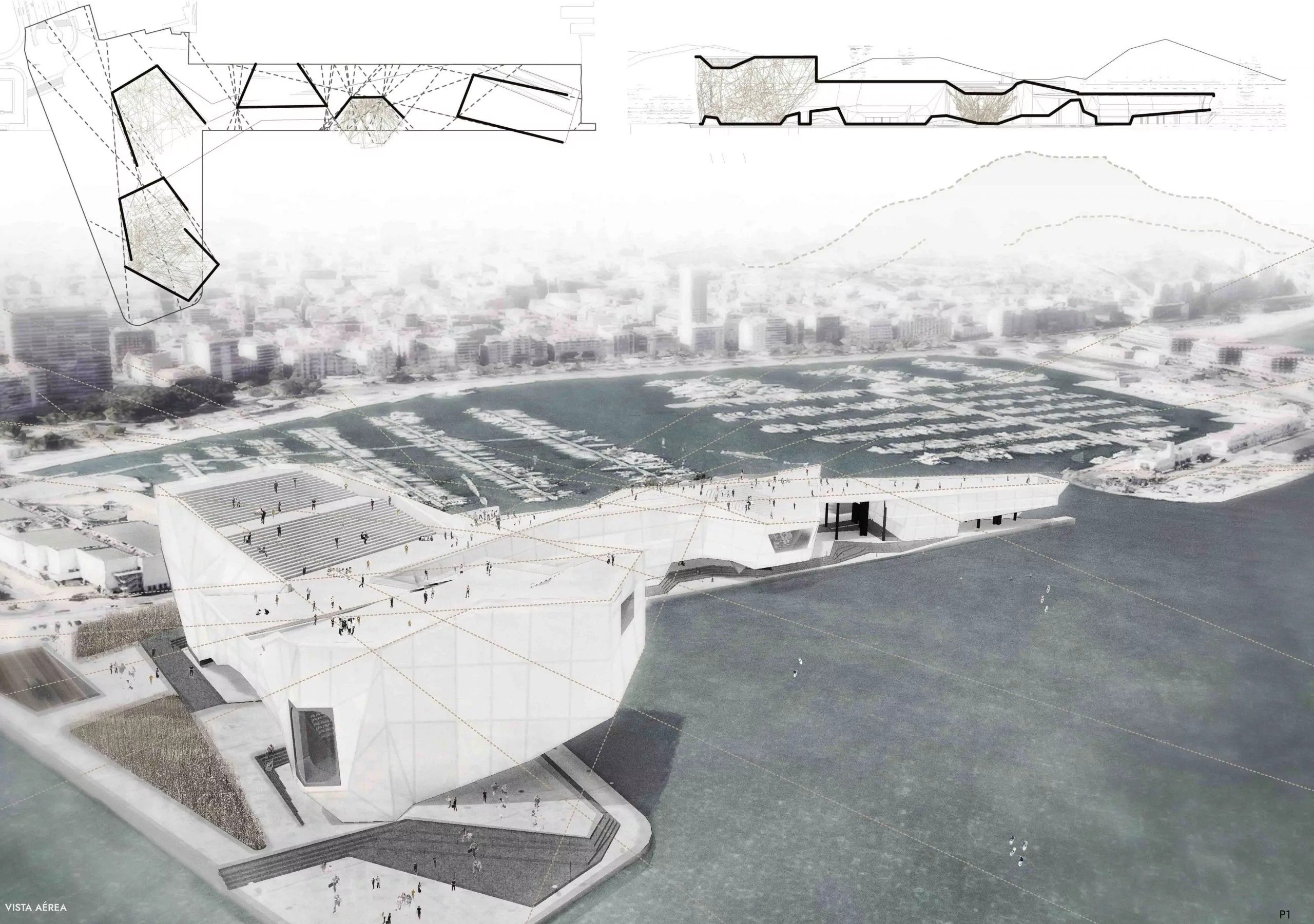Iwastudio - Centro de Congresos de Alicante - vista aerea scaled