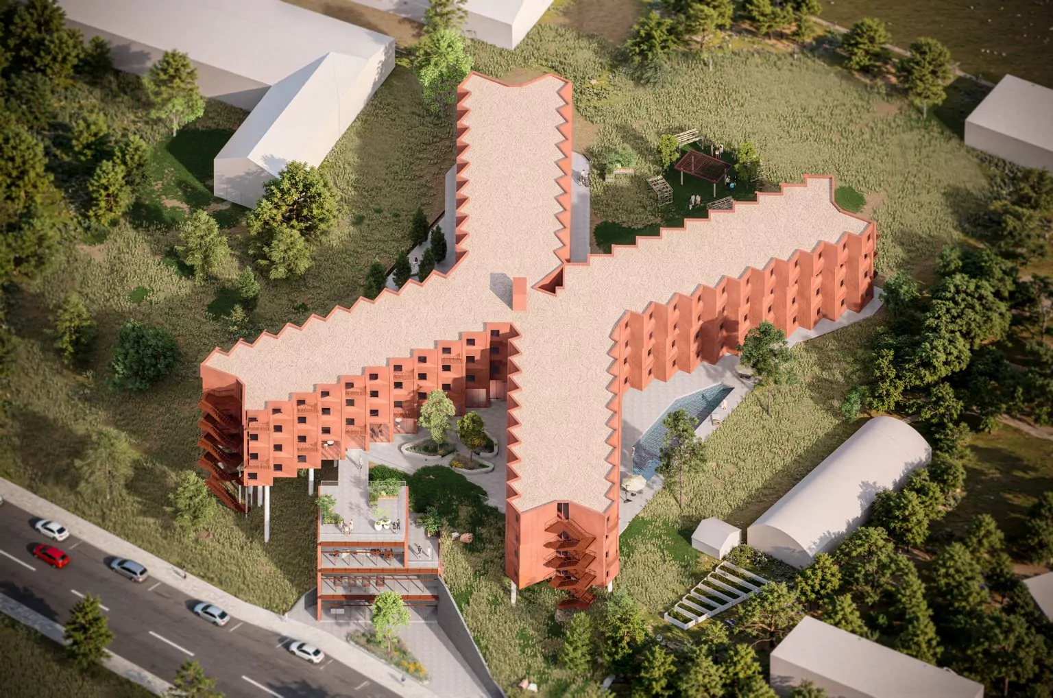 Iwastudio - Proyectos Arquitectura - AEREO CUBIERTA